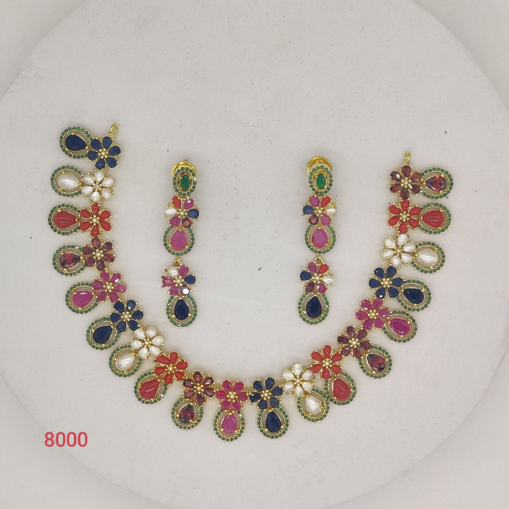 CZ Necklace Set