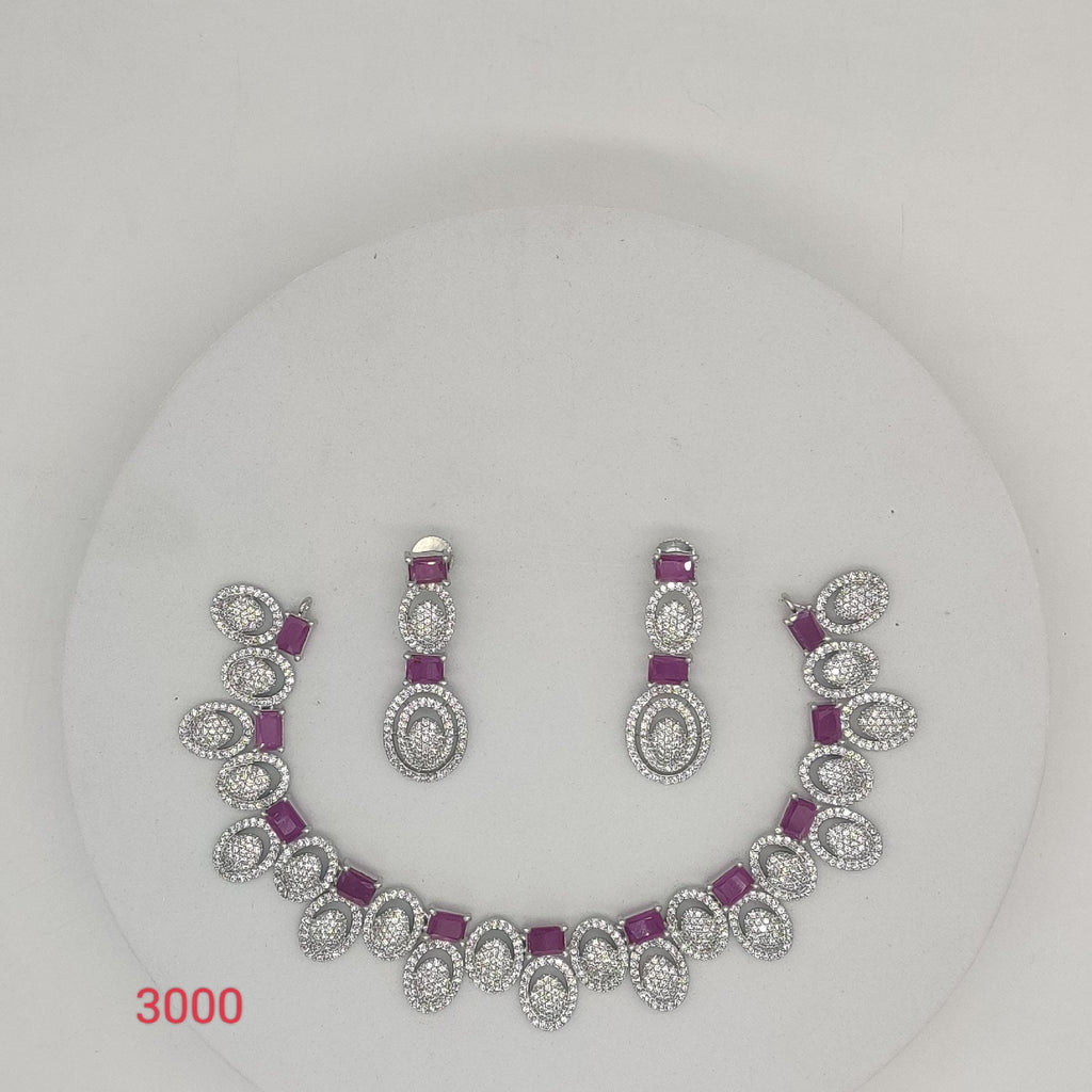 CZ Necklace Set