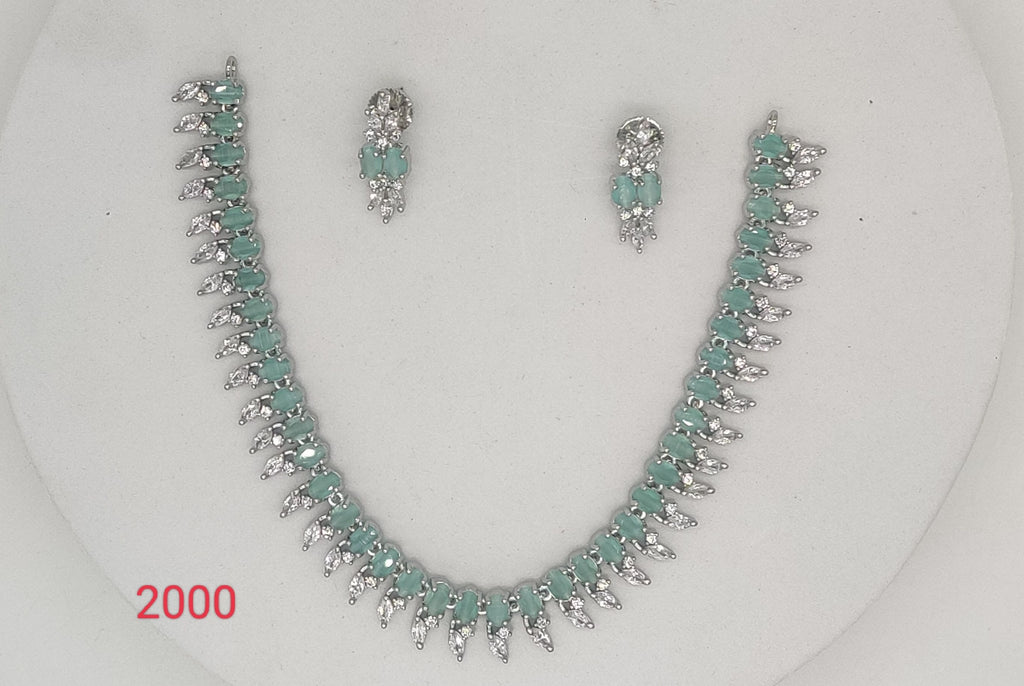 CZ Necklace Set