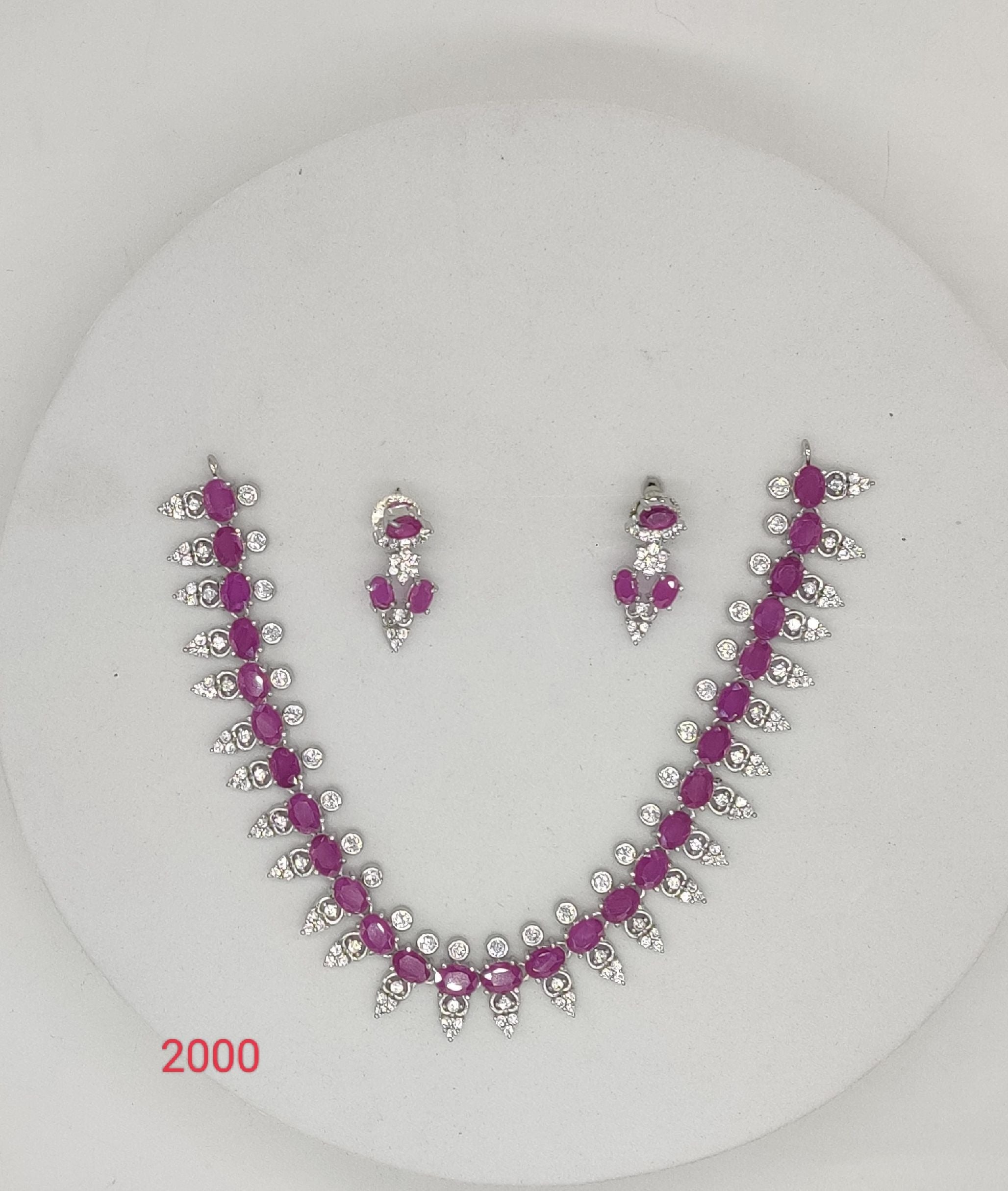 CZ Necklace Set
