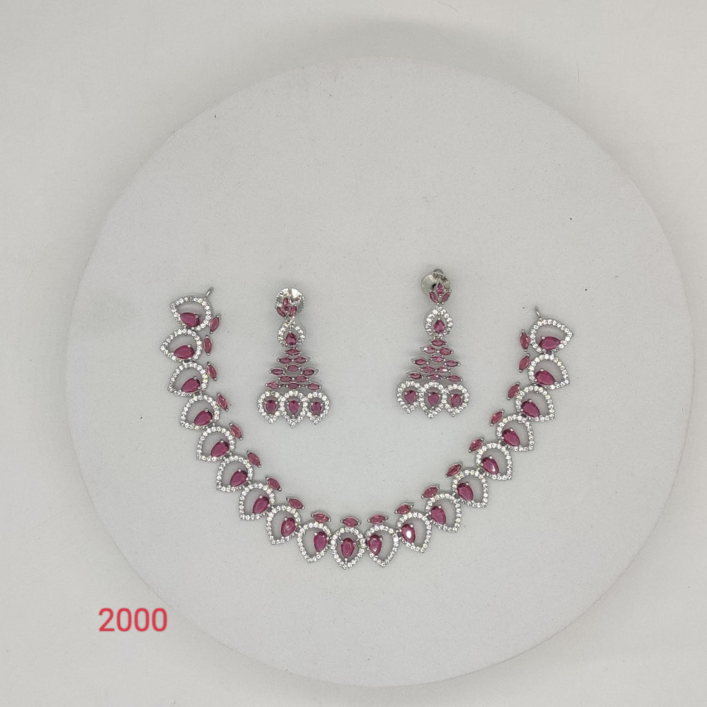 CZ Necklace Set