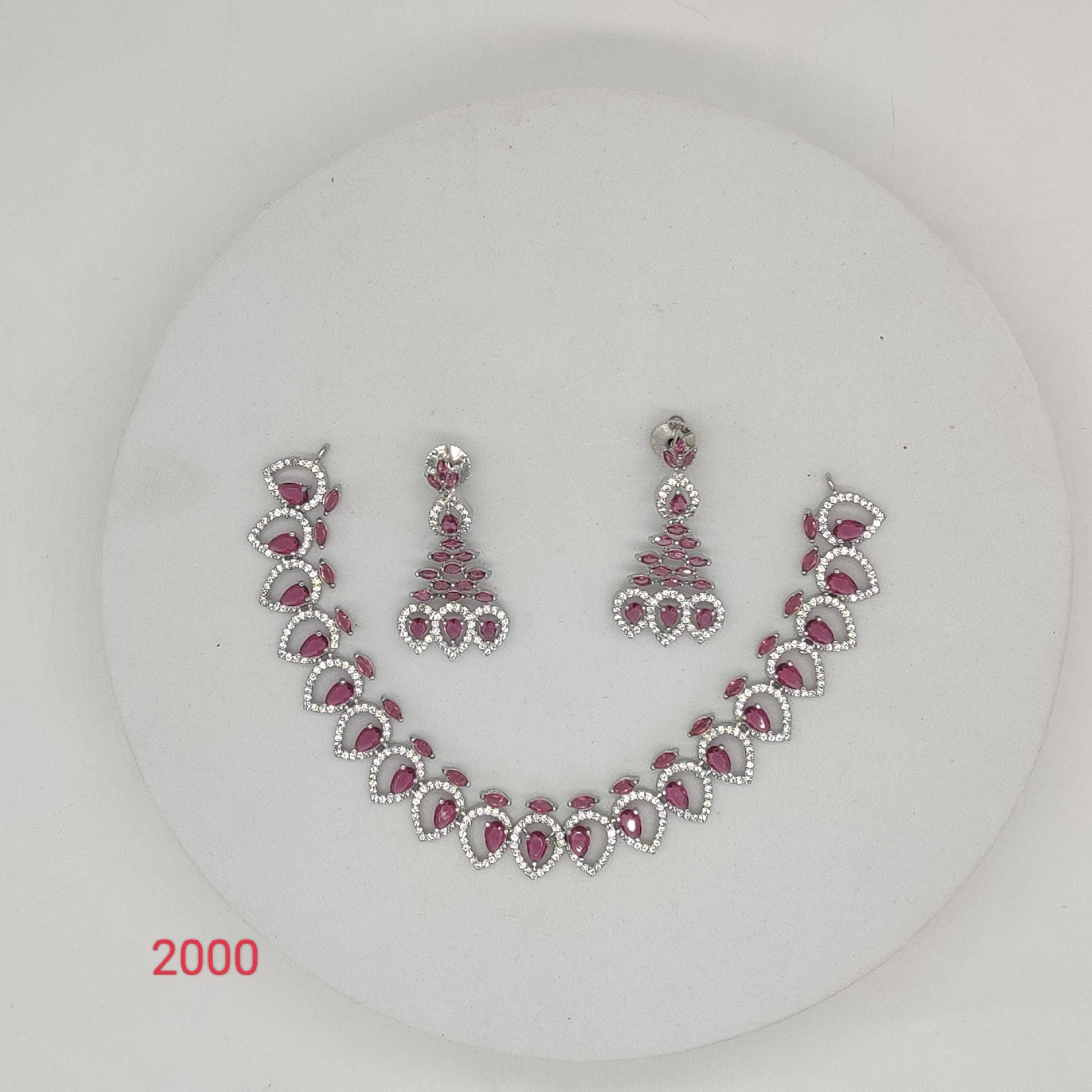 CZ Necklace Set