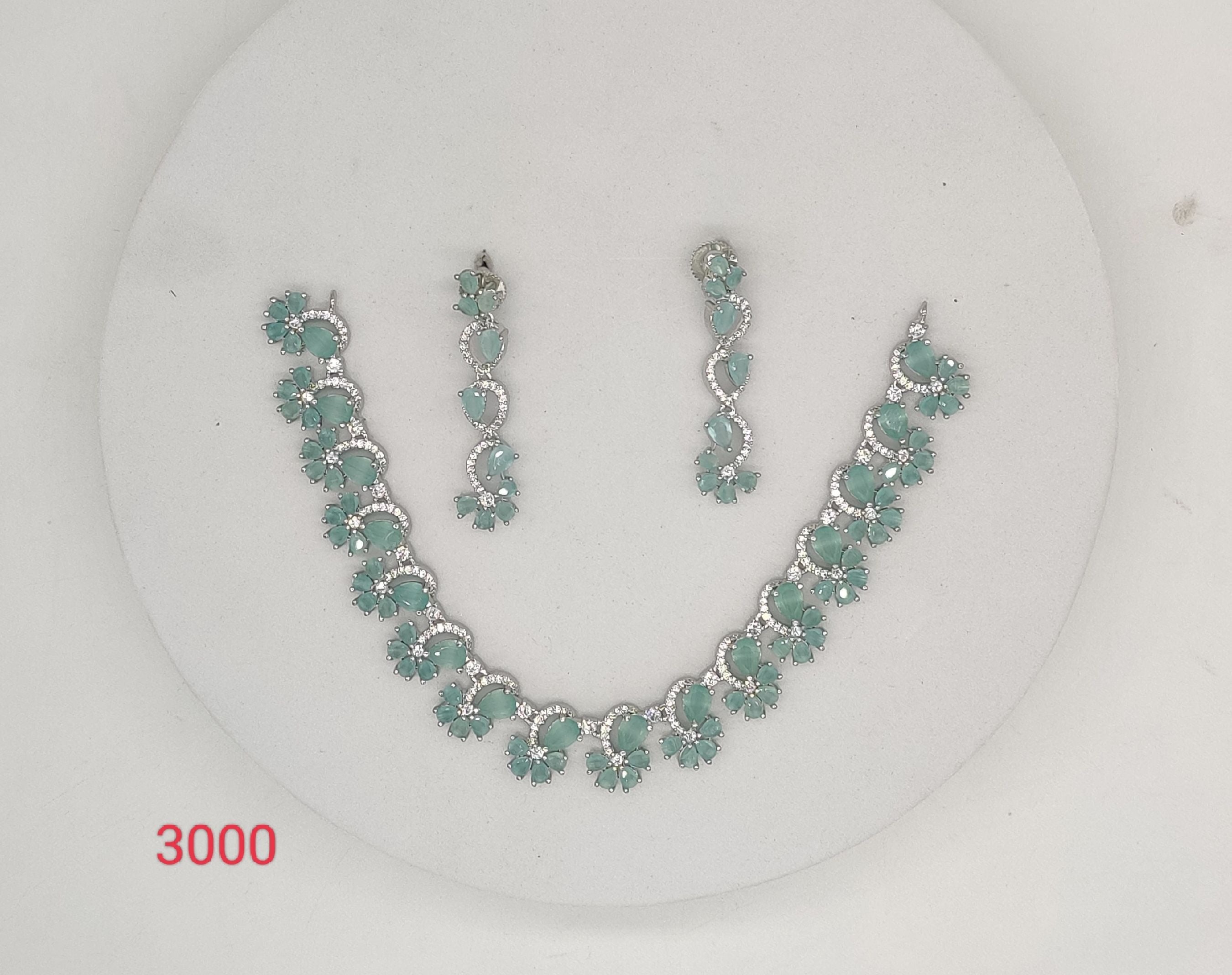 CZ Necklace Set