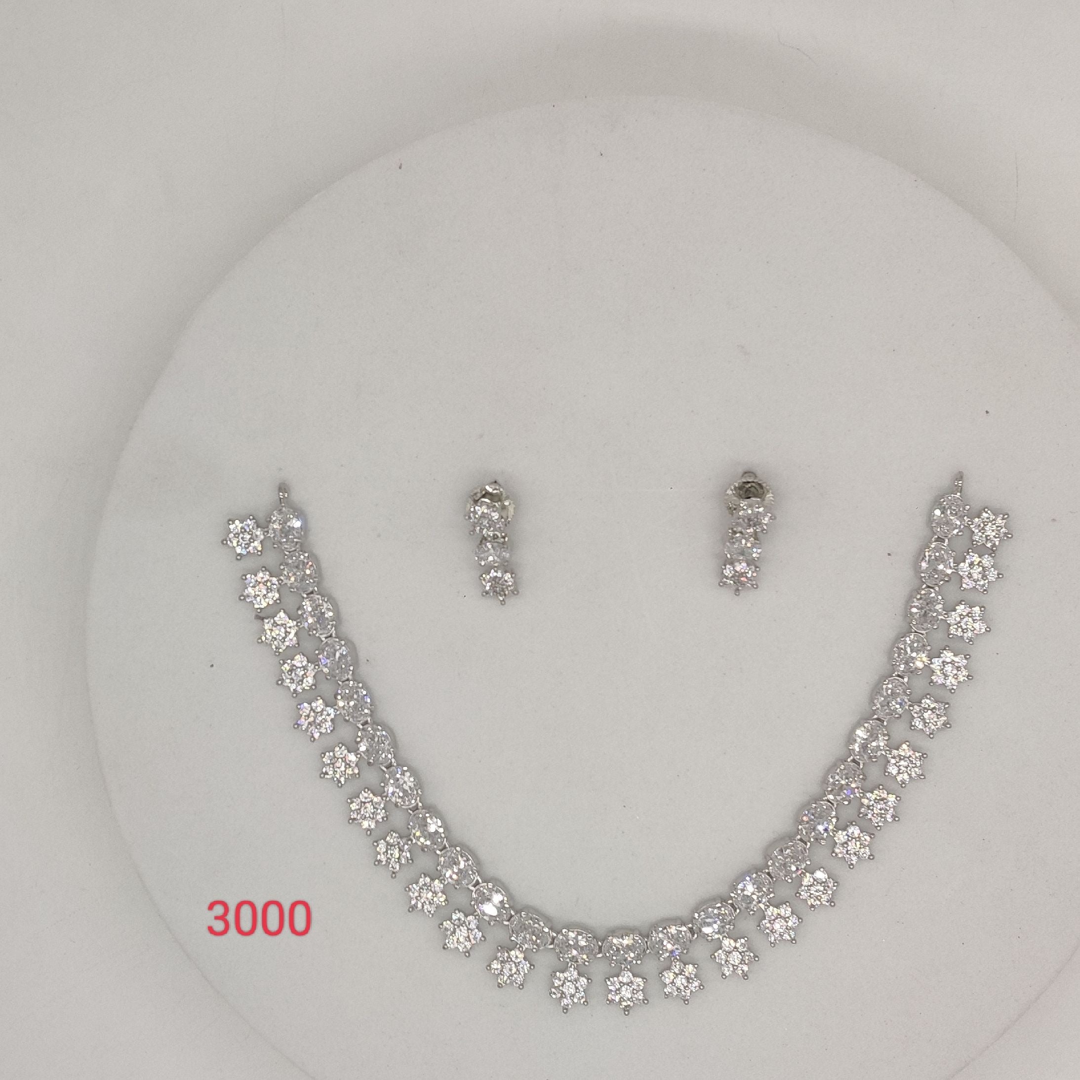 CZ Necklace Set