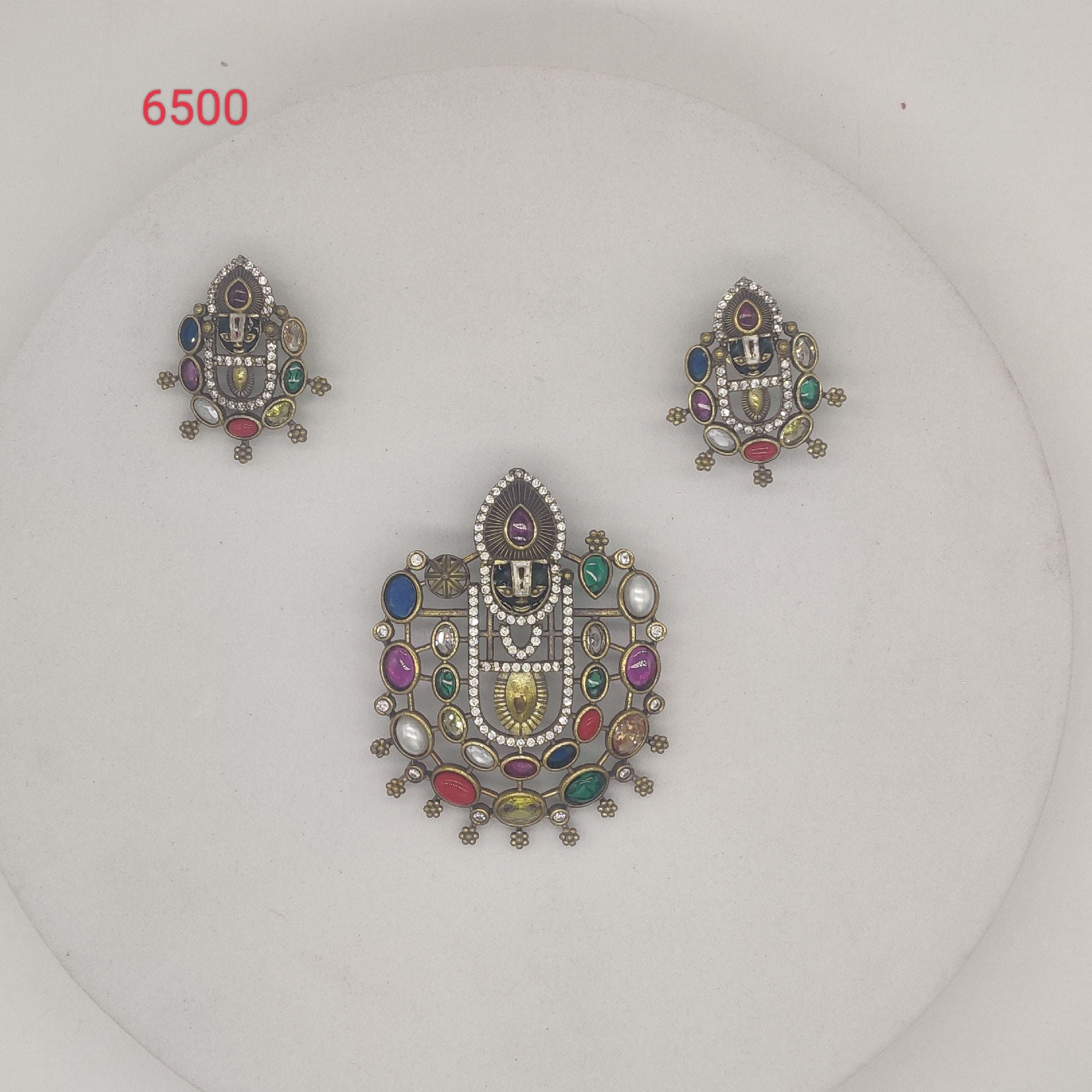 Divine Aura CZ Pendent Set