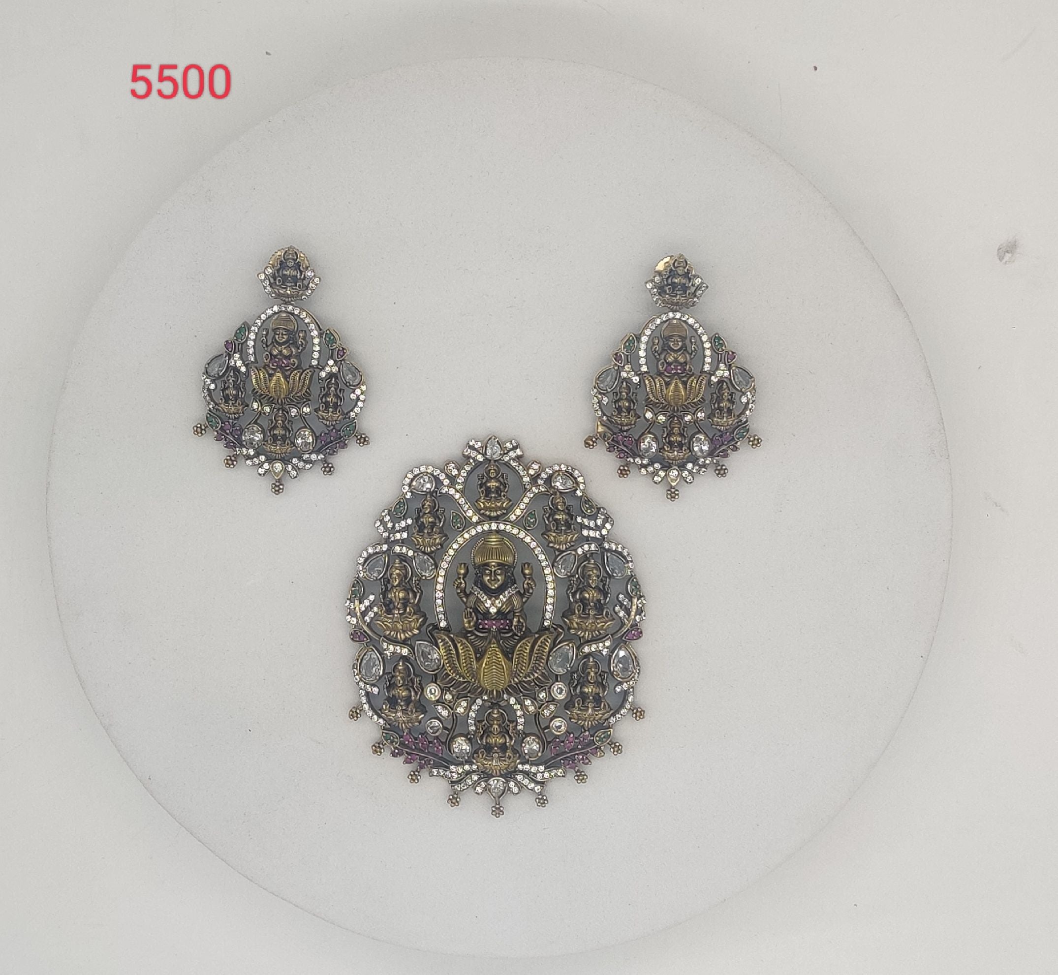 Divine Reverence CZ Pendent Set