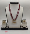 Ruby Radiance Fan  Fancy Pendent Set