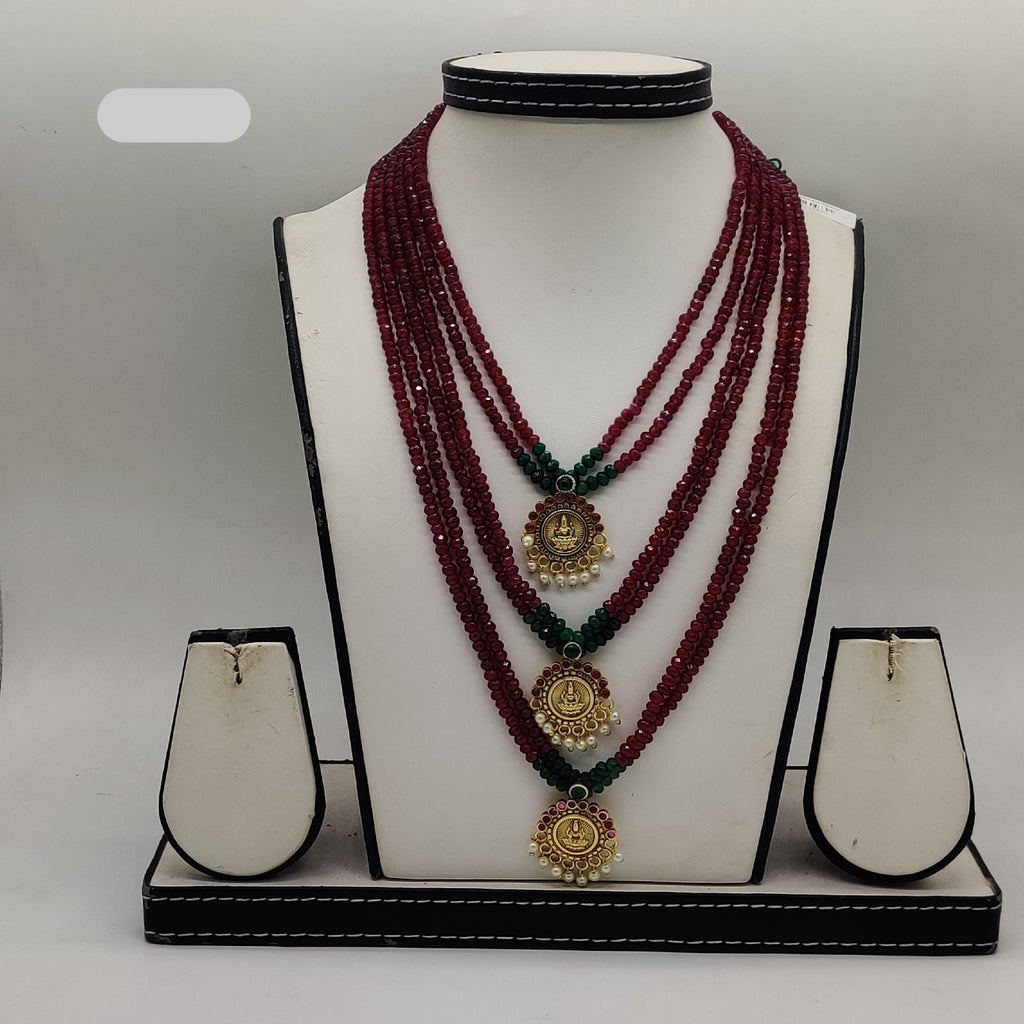 Royal Crimson Heritage Fancy Pendent Set