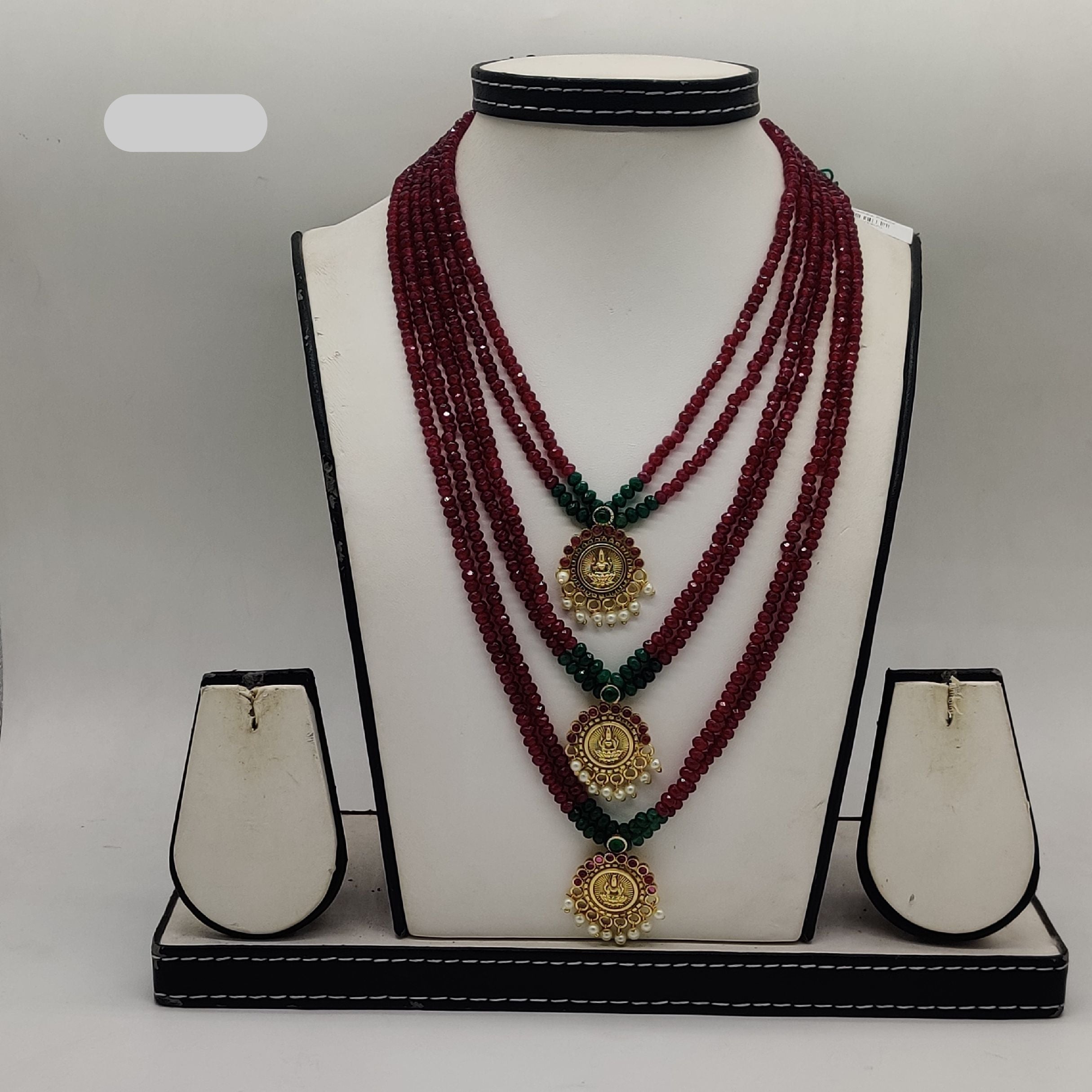 Royal Crimson Heritage Fancy Pendent Set