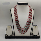 Regal Harmony Multi-Strand Beaded  Fancy Pendent Set