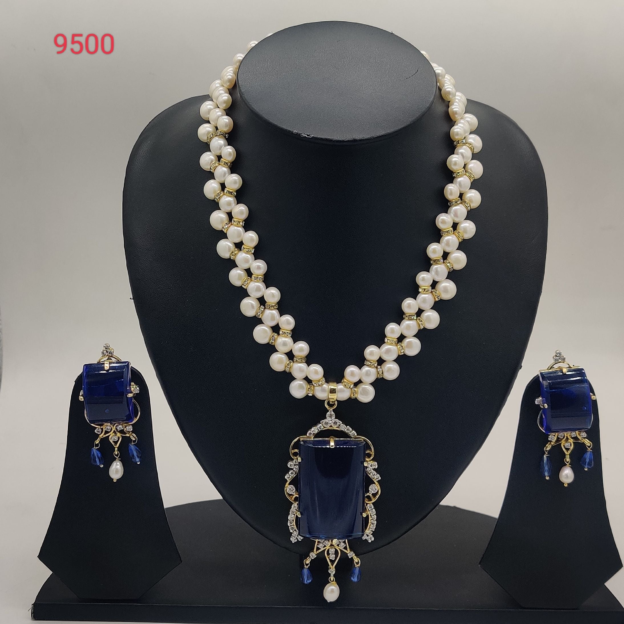 Blue Royal Heirloom Fancy Pendent Set