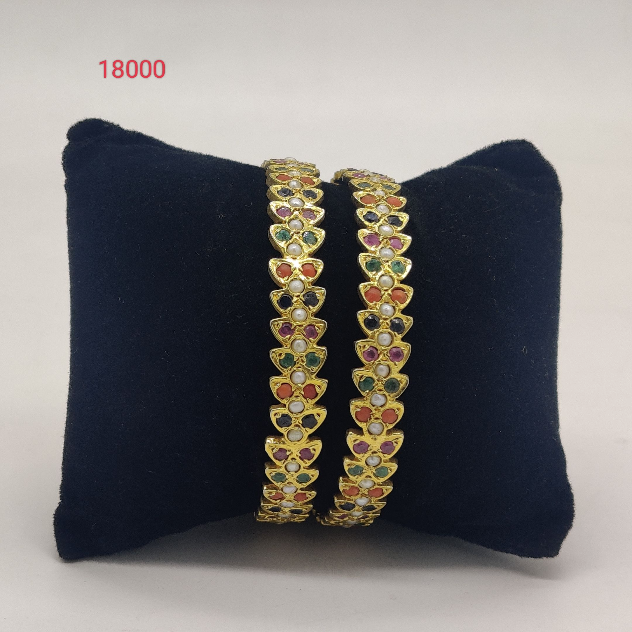 Teardrop Multicolor Royal Bangles