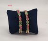 Regal Floral Ruby-Emerald Bangles
