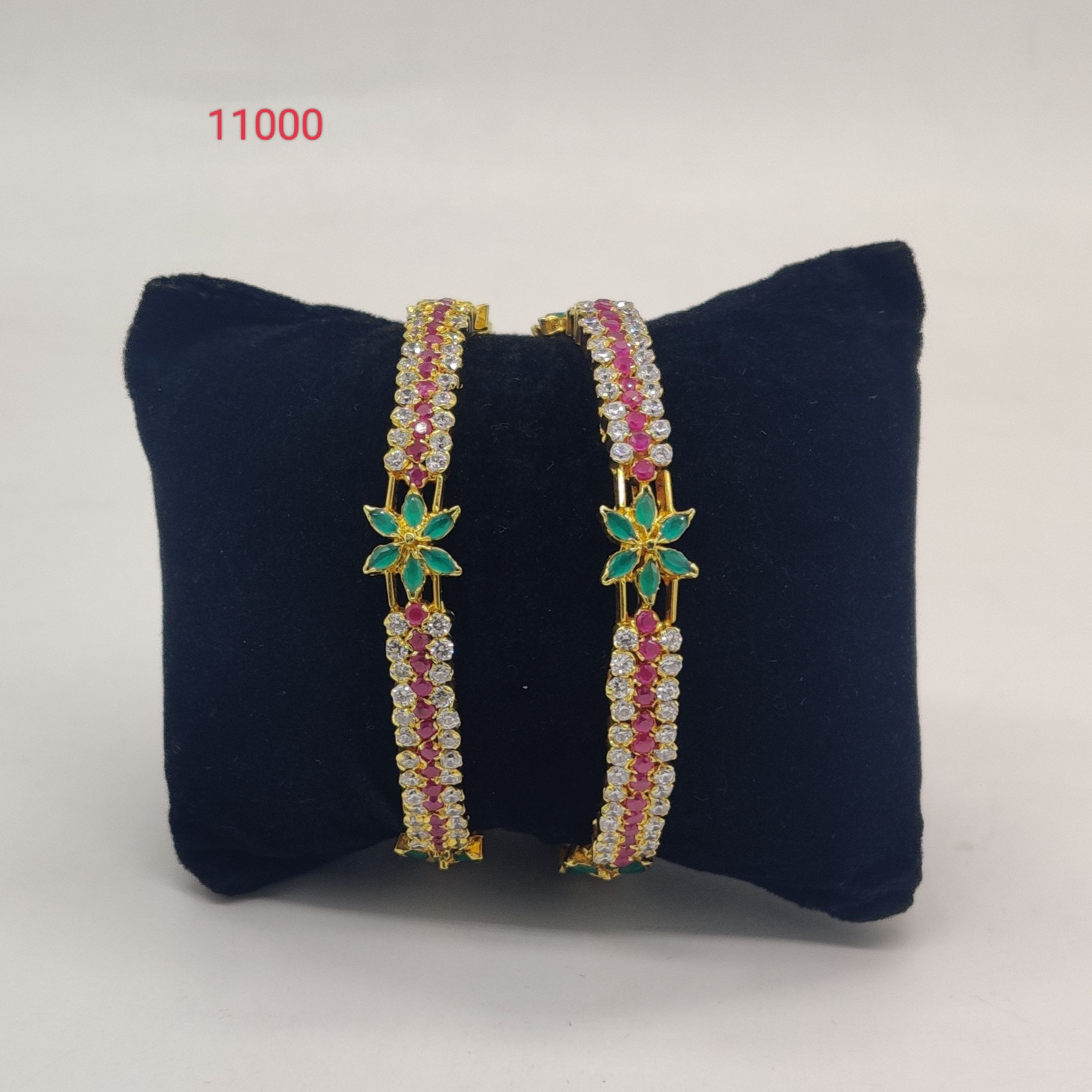 Floral Festive Charm Bangles