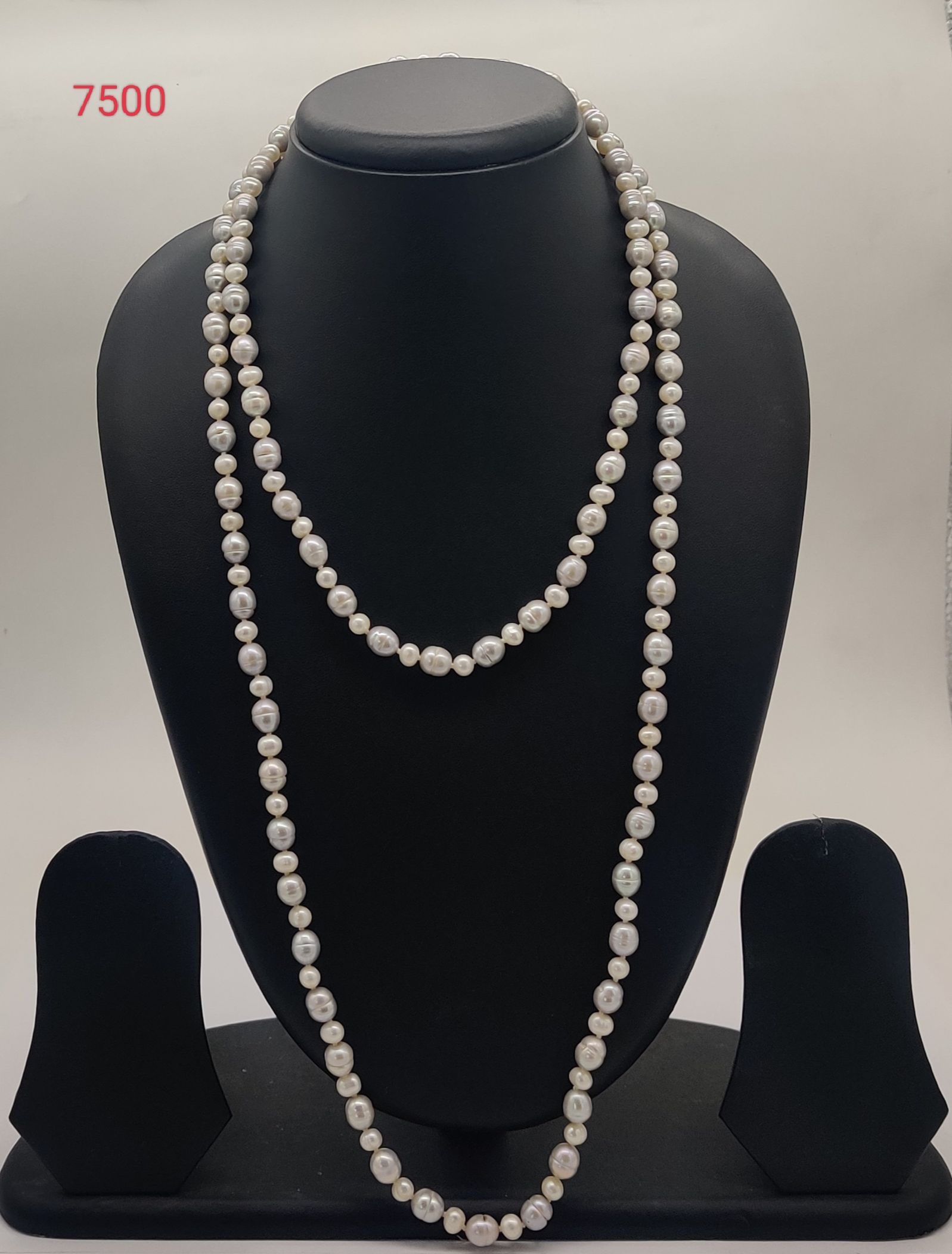 Timeless Glow Long Freshwater Pearl Necklace