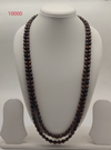 Noir Twin Strand Freshwater Pearl Necklace