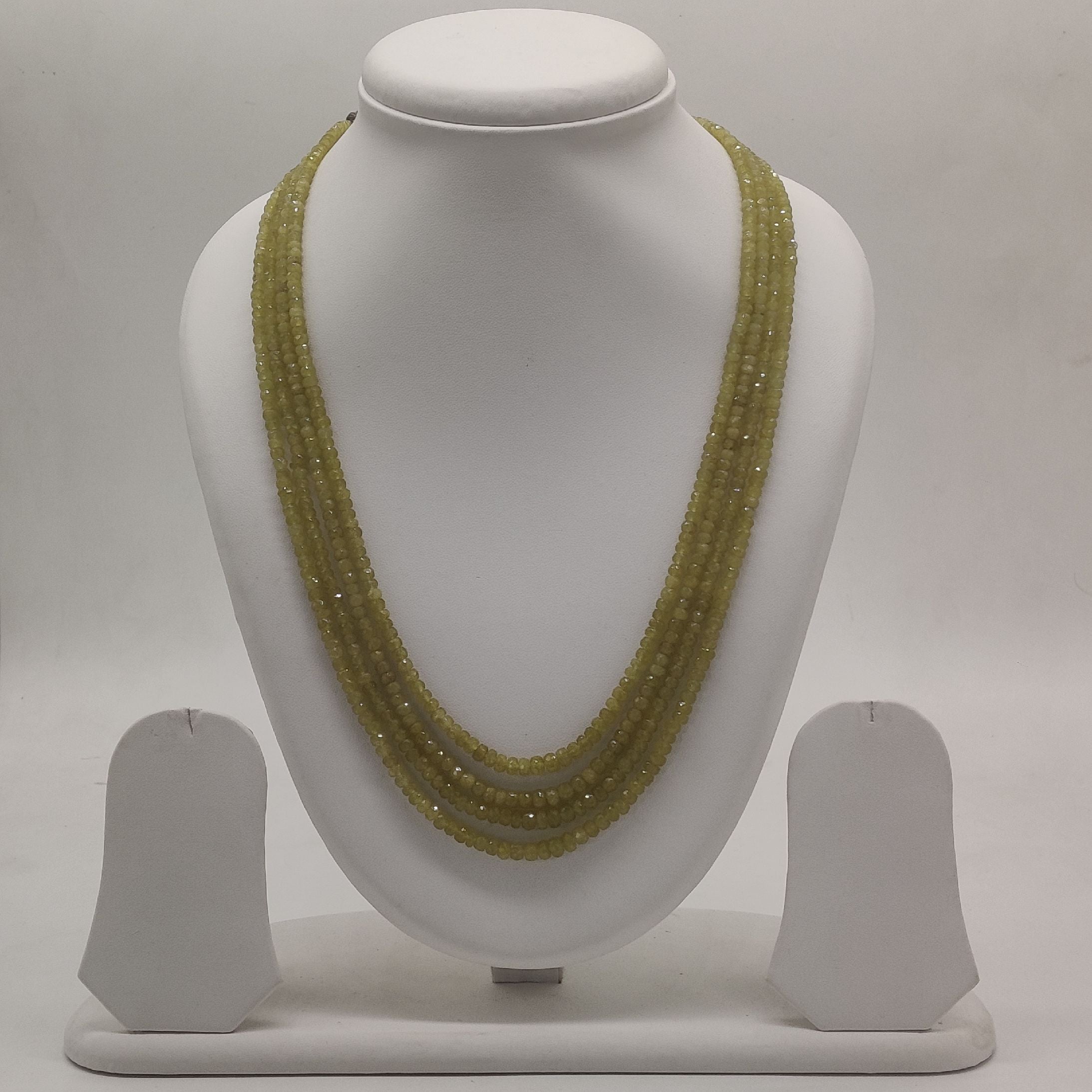 Sunbeam Elegance Yellow Gemstone Stone Necklace