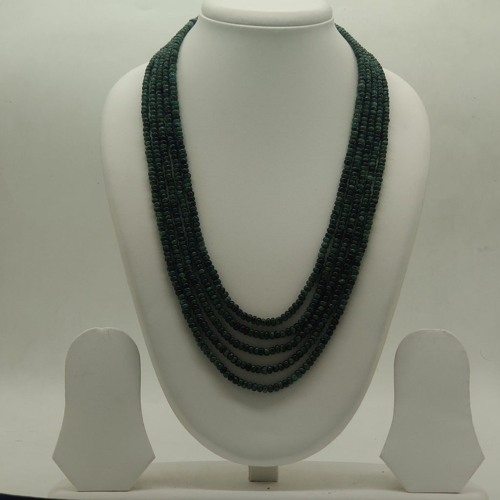 Forest Twilight Layered Beaded Stone Necklace