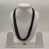 Midnight Whisper Layered Black Beaded Stone Necklace