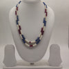 Vibrant Symphony Dual-Strand Pearl & Bead Stone Necklace