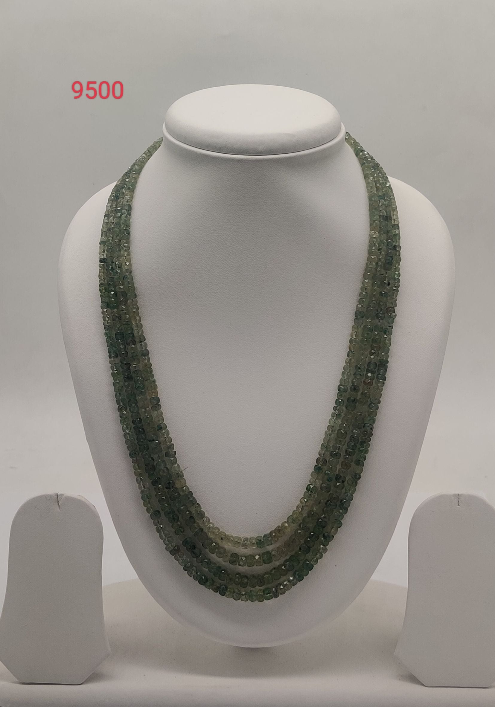 Emerald Majesty Multi-Strand Stone Necklace