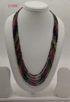 Tourmaline Bloom � Multi-Strand Gemstone Stone Necklace