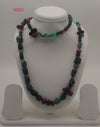 Garden Bloom � Multi-Strand Gemstone Necklace with Floral Accents Stone Necklace