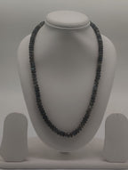 Night Halo � Faceted Black Bead Necklace