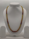 Sunset Trail � Gradient Beaded Necklace in Warm Tones