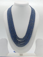 Royal Sapphire � Multi-Strand Layered Bead Necklace