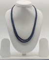 Nightfall Duo � Double-Strand Sapphire Bead Necklace