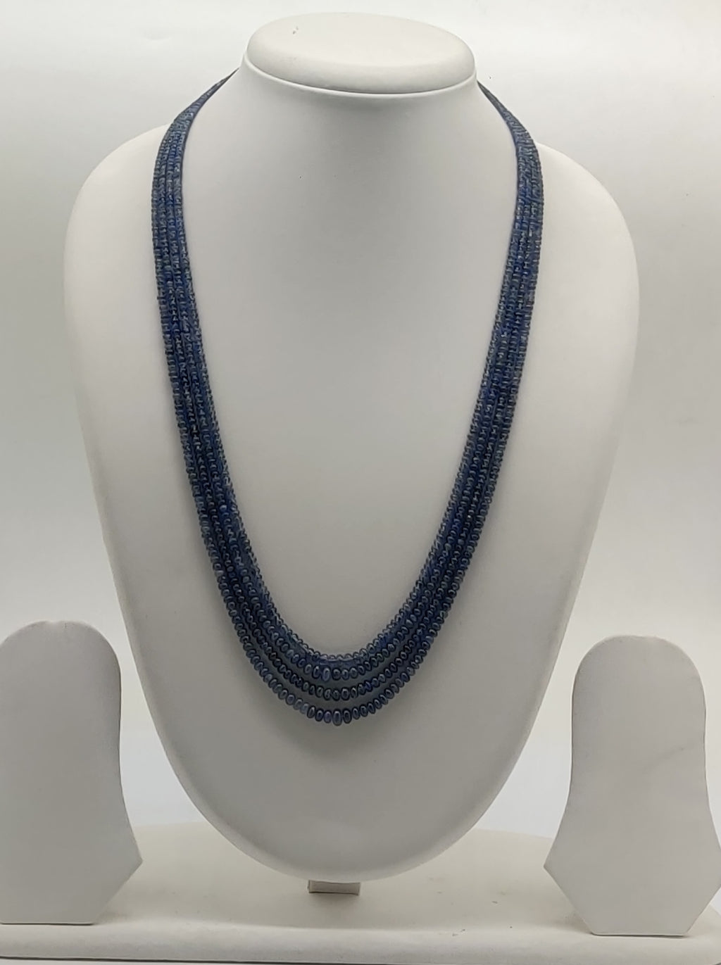 Ocean Cascade � Layered Sapphire Beads Necklace