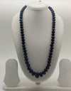Midnight Drop � Single-Strand Beaded Necklace with Central Accent
