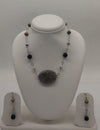 Earthstone Pearl Elegance Silver Necklace Set