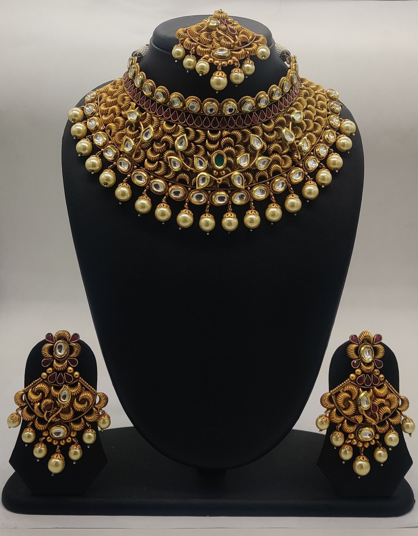 Bridal Polki Necklace set