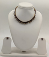 Fancy Necklace Set With Gold Polish