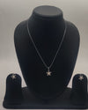 Celestial Pearl Spark Silver Pendent Set