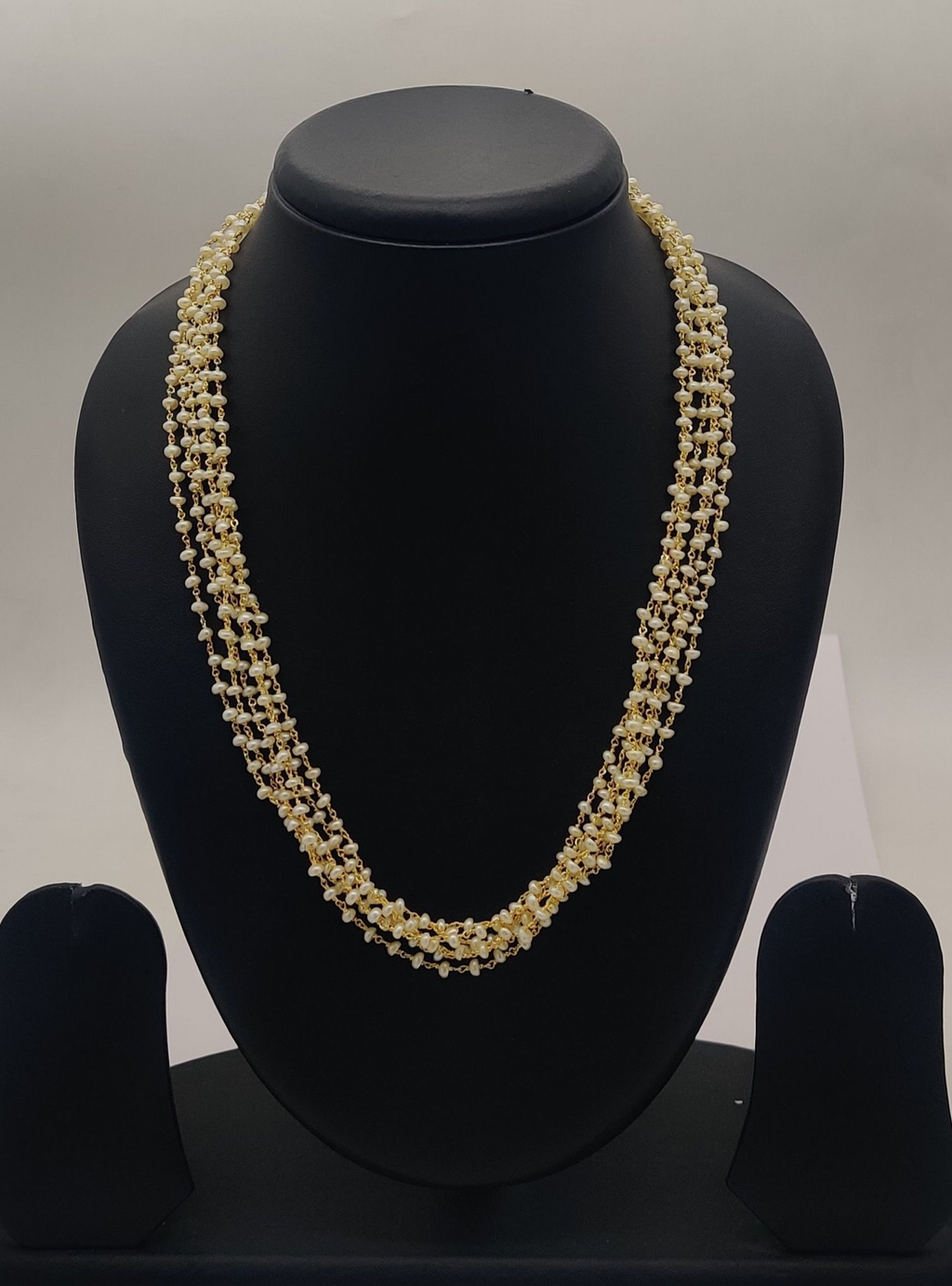 Classic Heritage Multi-Strand Freshwater Pearl Taar Mala for Wedding and Festive Wear