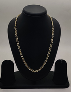 Long Double-Strand White Freshwater Pearl Necklace in Classic Design
