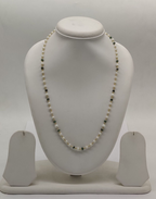 Hyderabadi Freshwater Pearl Taar Mala with Dark Accent Beads