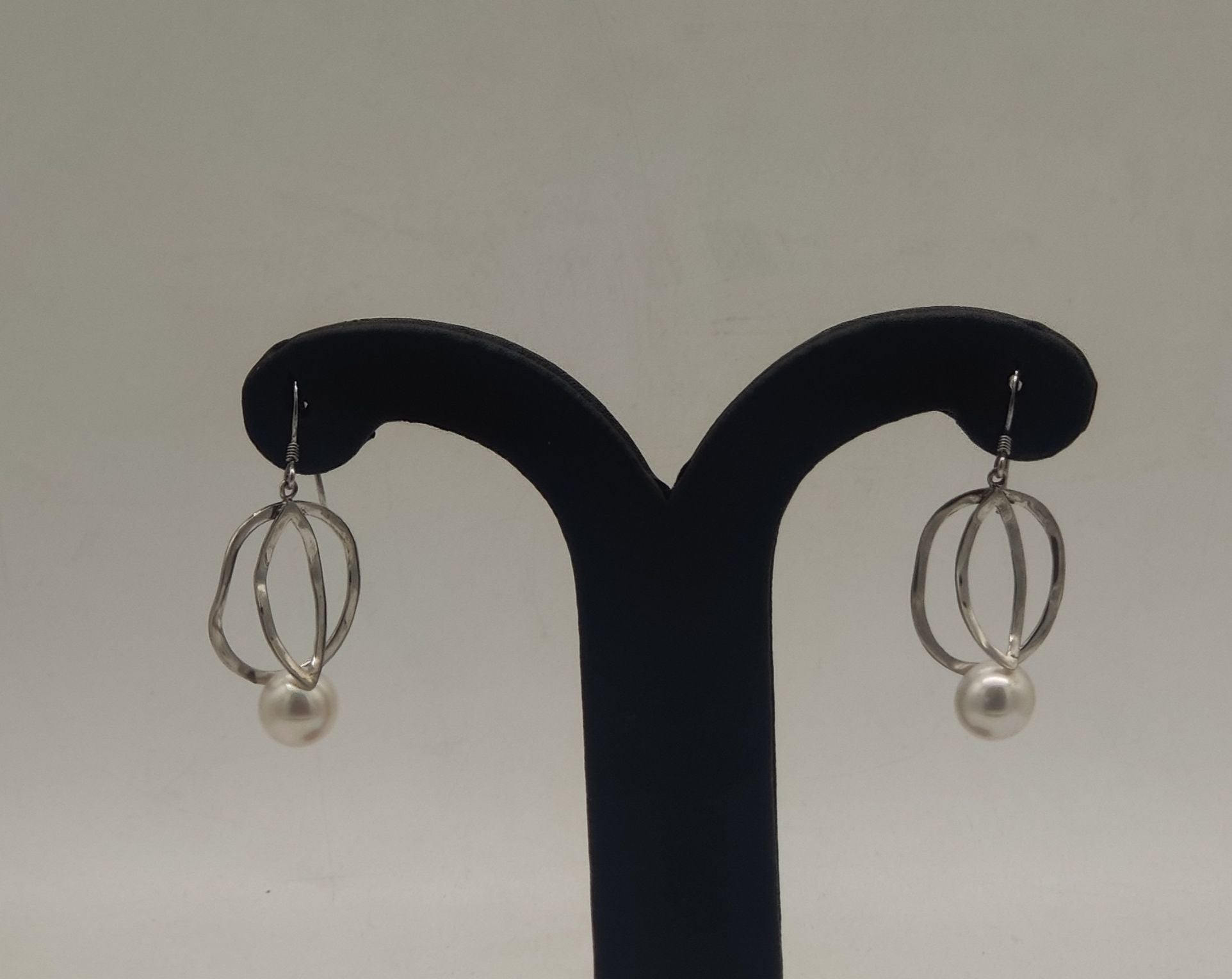 JAGDAMBA PEARLS SILVER HANGINGS ER50181