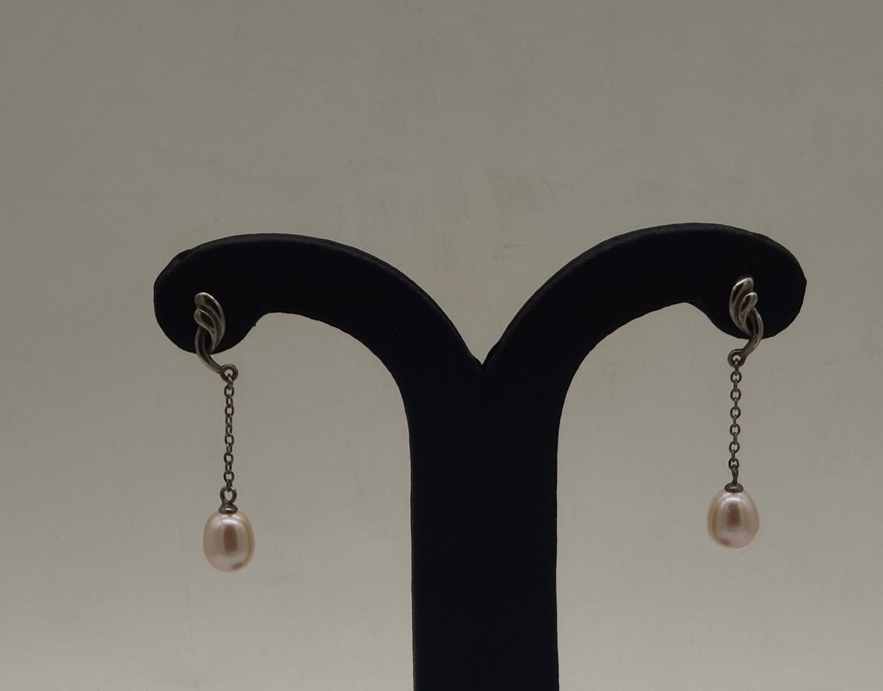 JAGDAMBA PEARLS SILVER HANGINGS ER50178