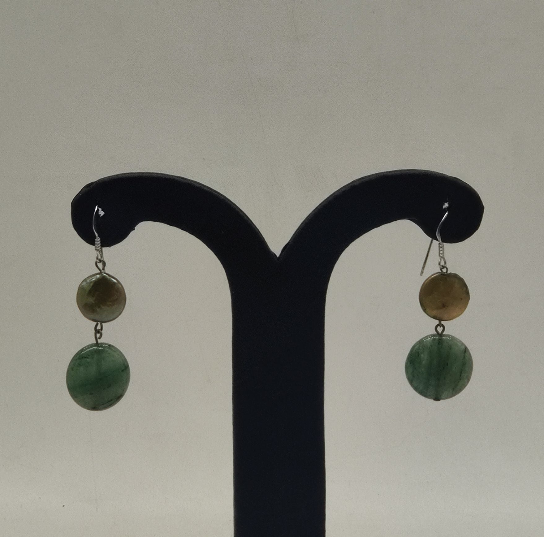 JAGDAMBA PEARLS SILVER HANGINGS ER50175