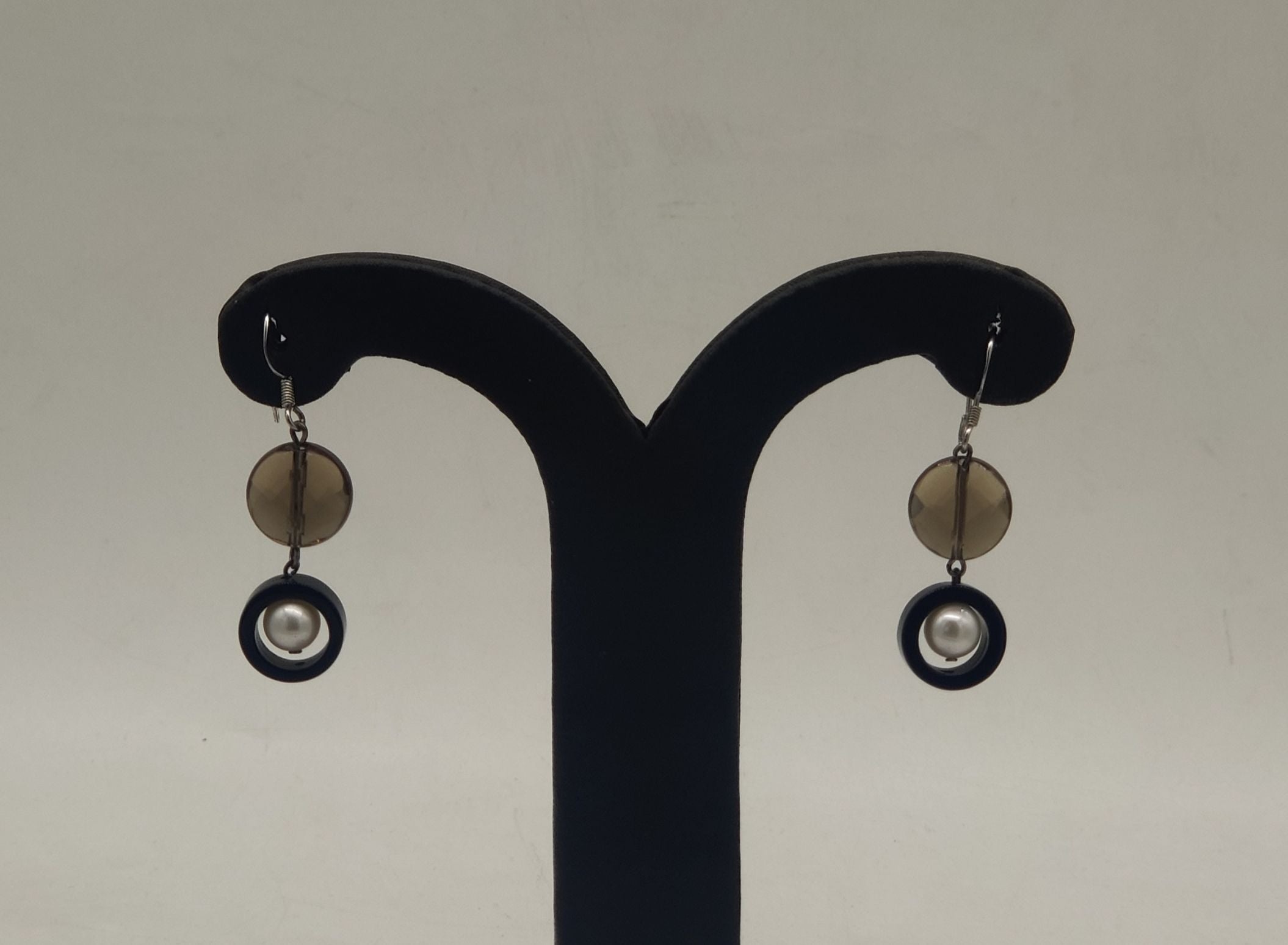 JAGDAMBA PEARLS SILVER HANGINGS ER50174