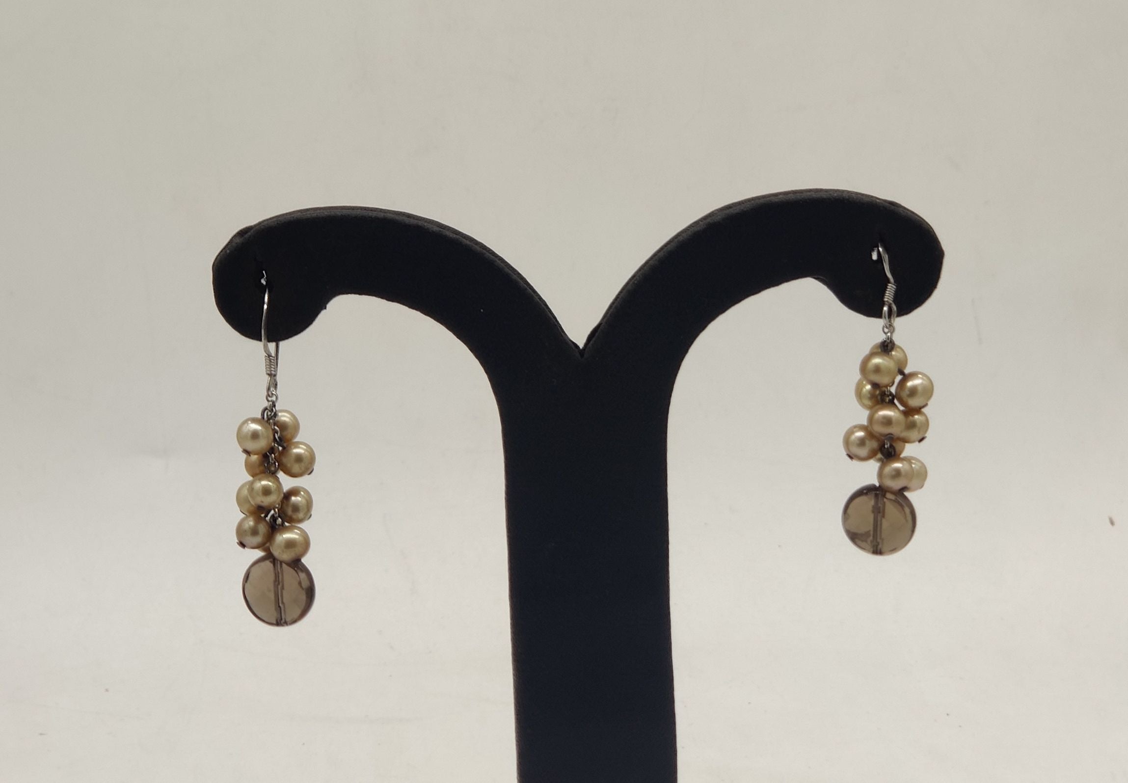 JAGDAMBA PEARLS SILVER HANGINGS ER50164