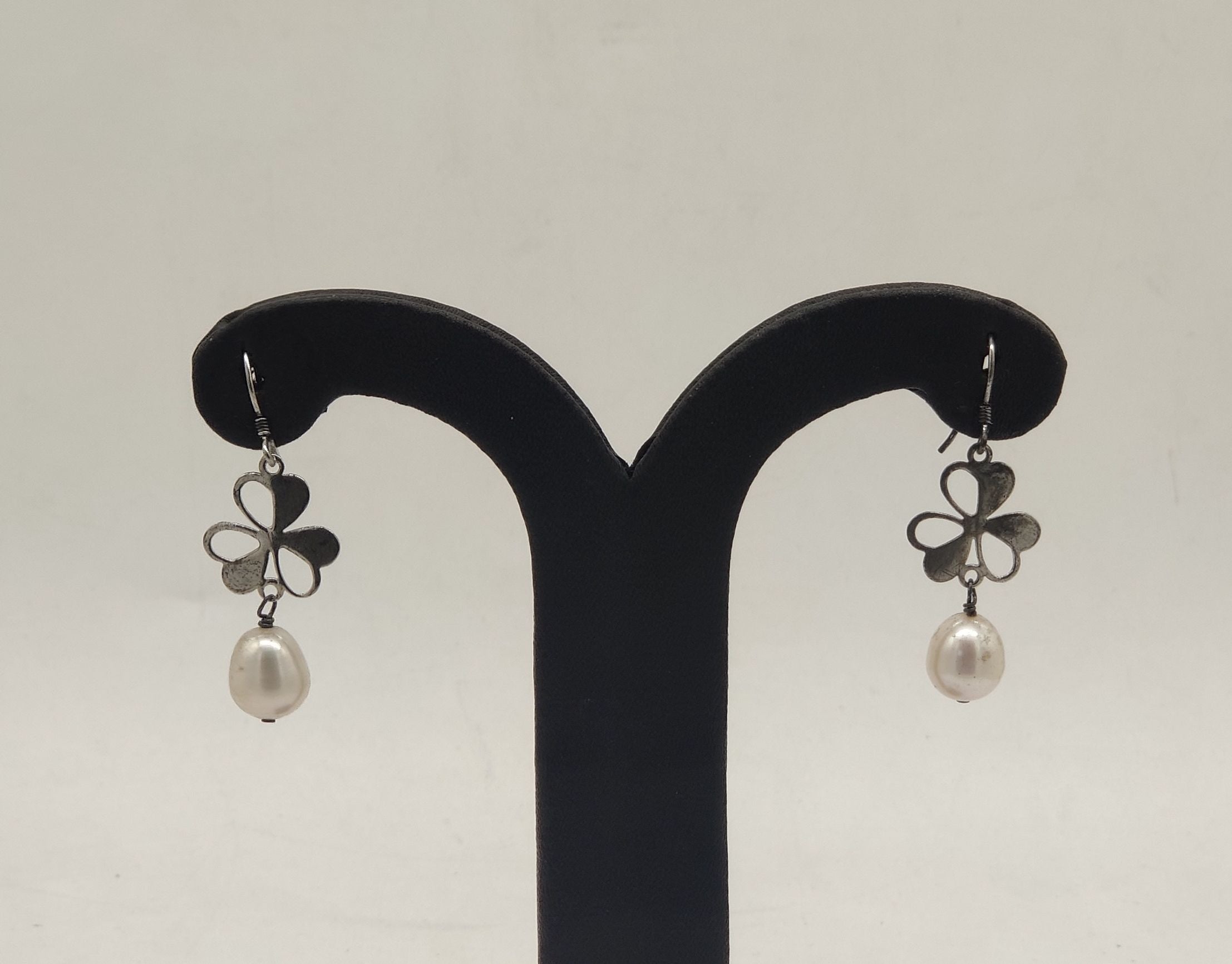 JAGDAMBA PEARLS SILVER HANGINGS ER50158