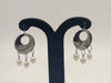 JAGDAMBA PEARLS SILVER HANGINGS ER50156