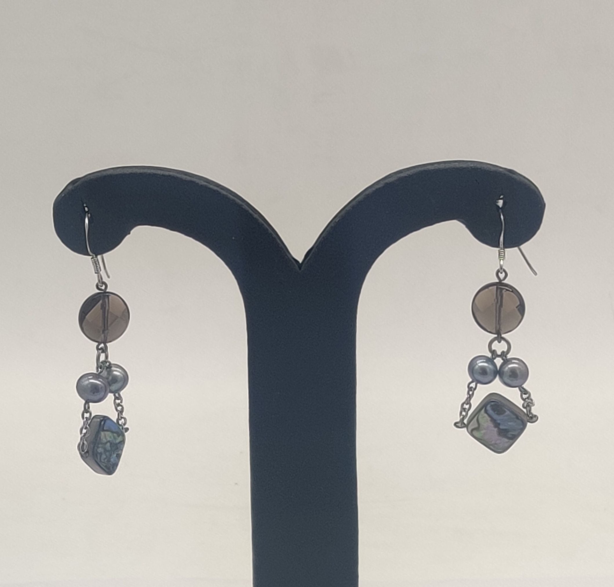 JAGDAMBA PEARLS SILVER HANGINGS ER50149