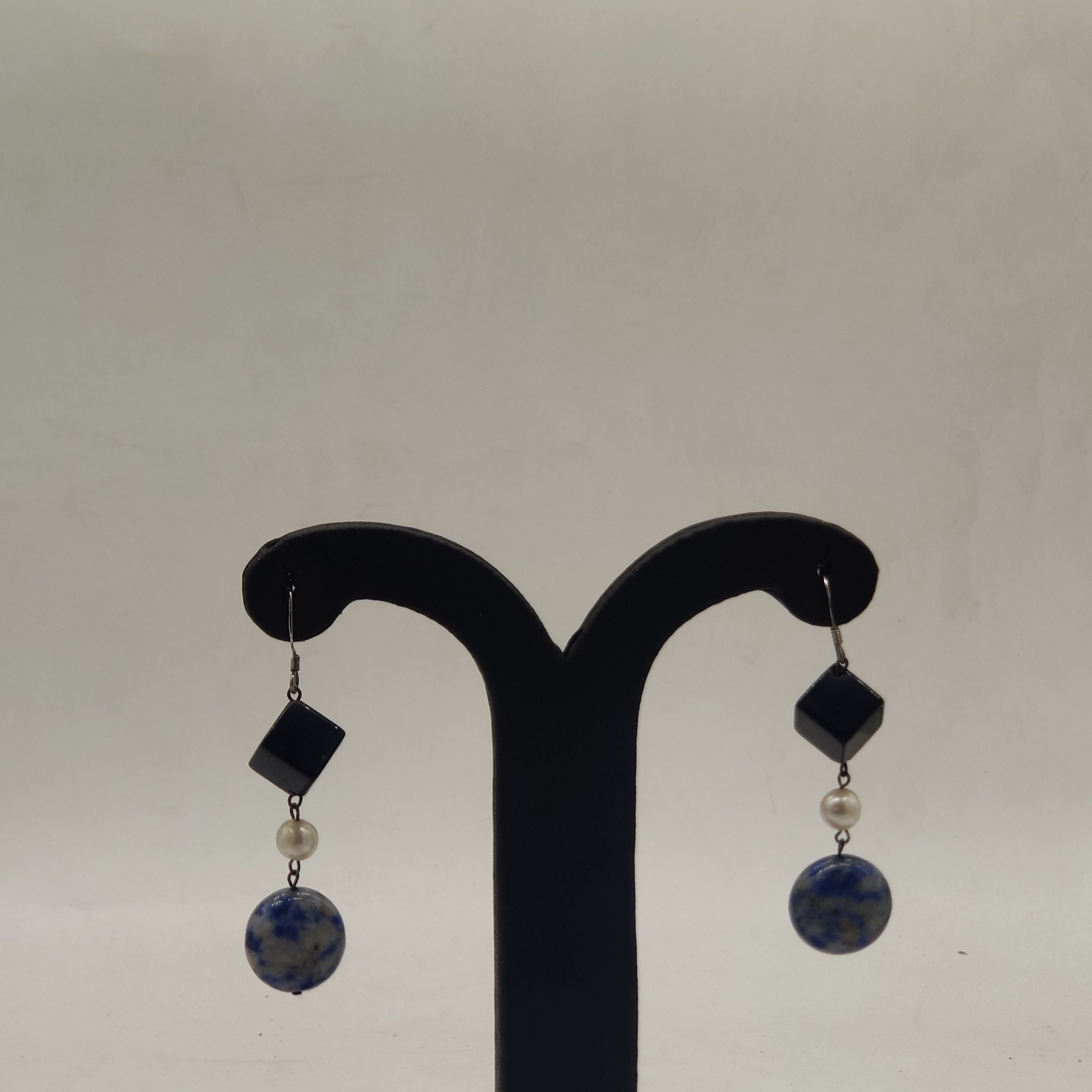 JAGDAMBA PEARLS SILVER HANGINGS ER50143