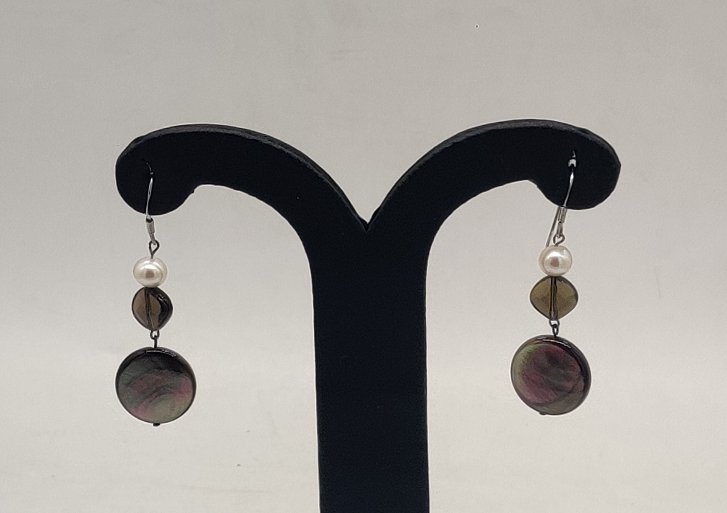 JAGDAMBA PEARLS SILVER HANGINGS ER50136